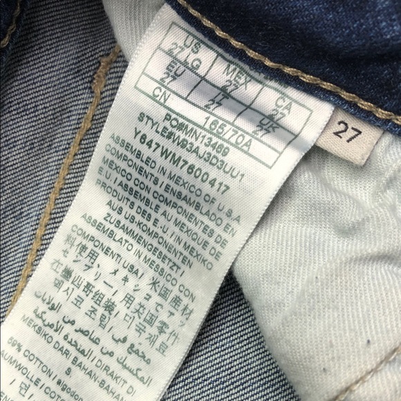 GUESS LOS ANGELES SEXY CURVE SKINNY JEANS 27x32 ⭐️ - Picture 10 of 14